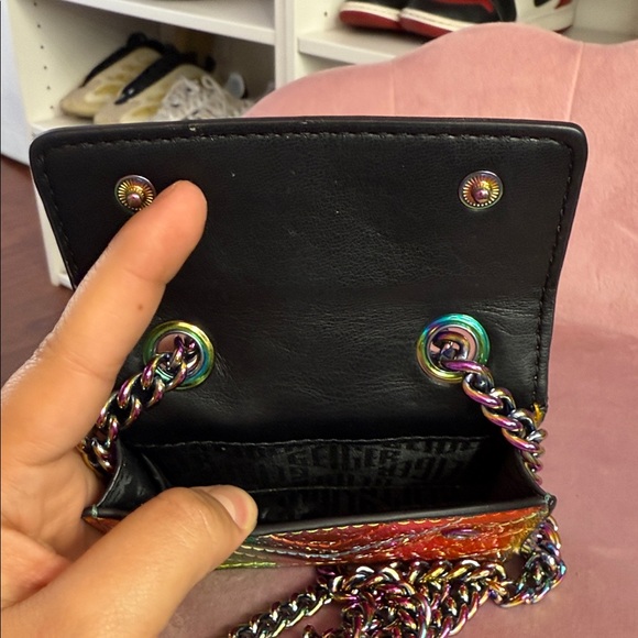 Kurt Geiger Multicolor Glitter Crossbody Bag - Picture 3 of 3